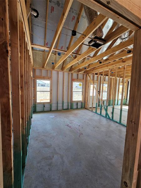 In-progress construction of a new home in Lexington Heights, Willis, TX (Image 5).