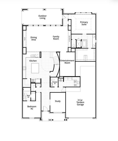 2D floor plan layout for the Royston by Highland Homes in Meraki: 70ft. lots, Forney, TX (Image 18). 2D floor plan layout for the Royston by Highland Homes in Meraki: 70ft. lots, Forney, TX (Image 18).