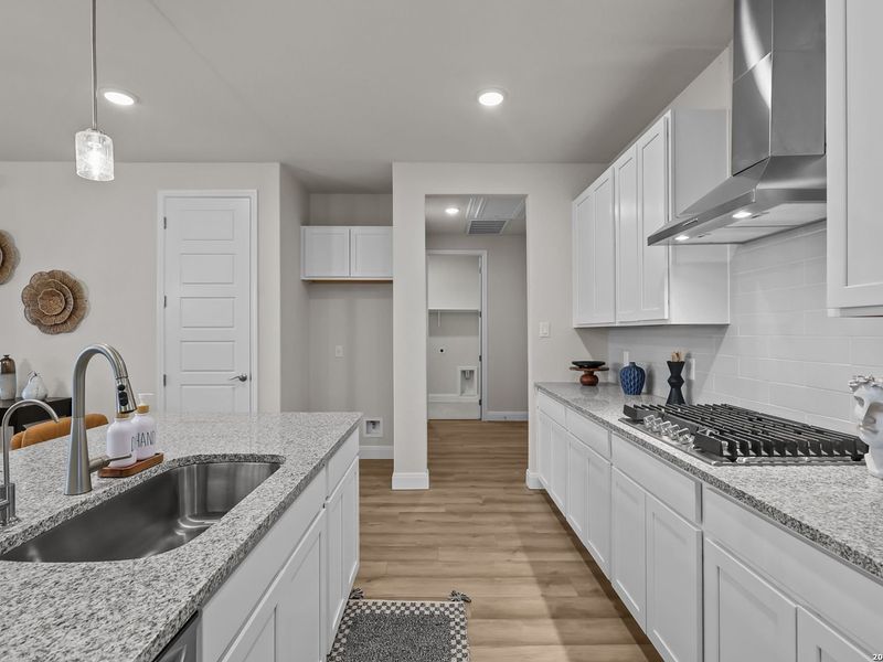 Furnished interior view inside a new home in Ladera, San Antonio (Image 14).