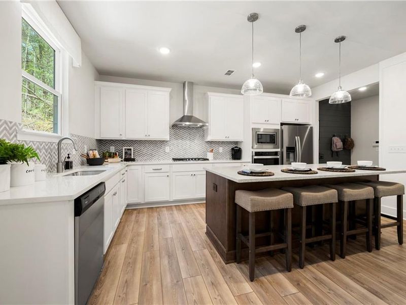 Furnished interior view inside a new home in Riverwood, Dallas (Image 7).
