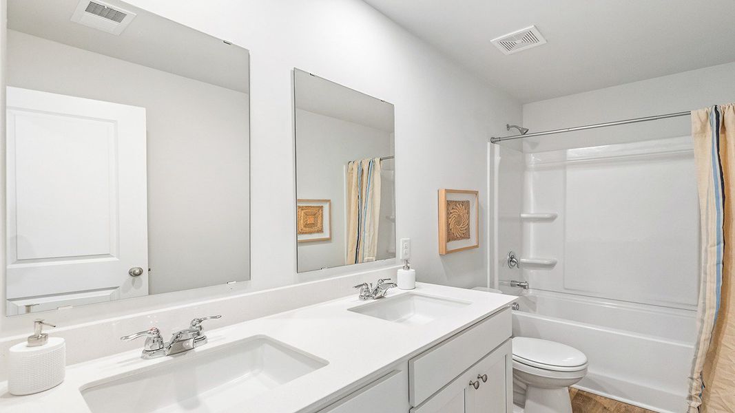Furnished interior view inside a new home in Marion Village, Santee (Image 16).