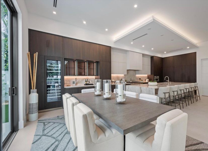 Furnished interior view inside a new home in , Boca Raton (Image 10).