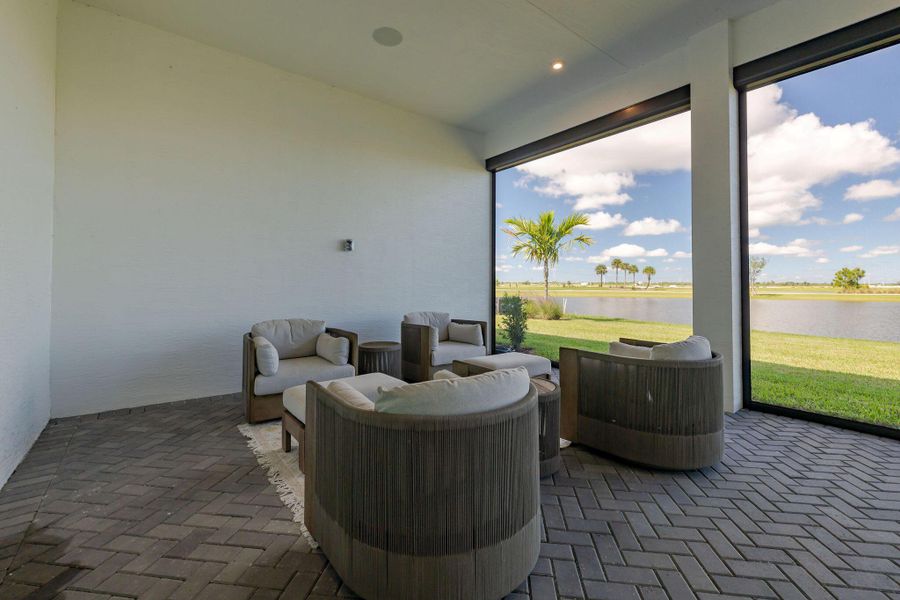 Furnished interior view inside a new home in , Port St. Lucie (Image 48).