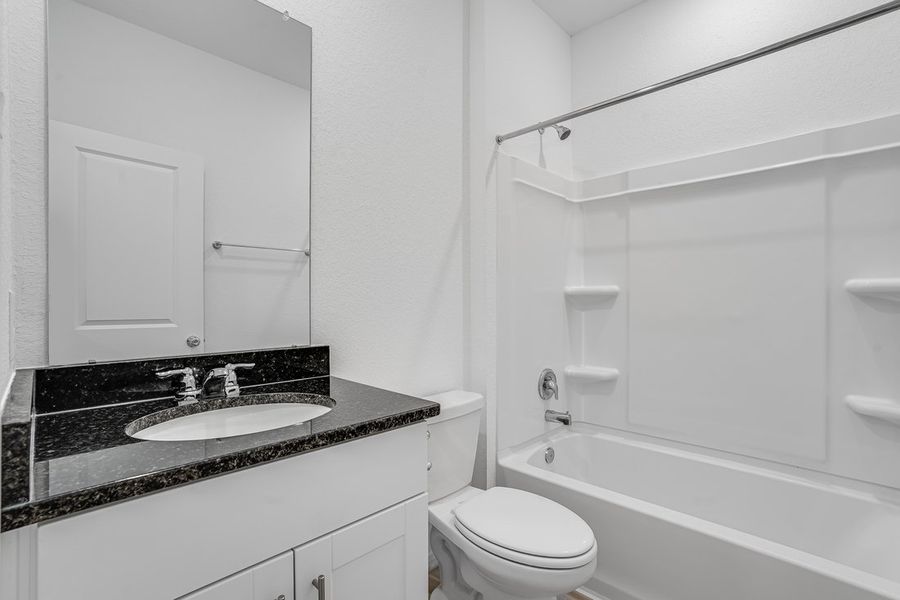 Furnished interior view inside a new home in Redbud 45s, Hockley (Image 6).