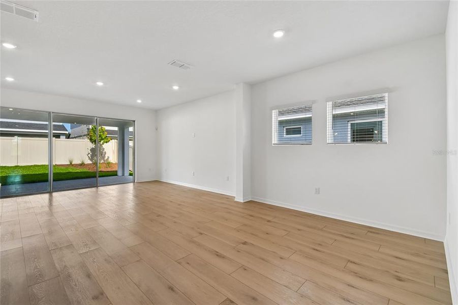 Spacious, unfurnished interior of a new home in Oakfield at Mount Dora Cottage Series, Mount Dora (Image 28). Spacious, unfurnished interior of a new home in Oakfield at Mount Dora Cottage Series, Mount Dora (Image 28).