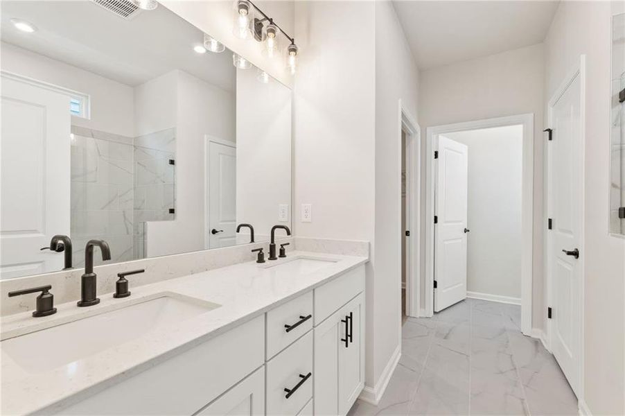 Furnished interior view inside a new home in Kelly Preserve, Loganville (Image 8). Furnished interior view inside a new home in Kelly Preserve, Loganville (Image 8).