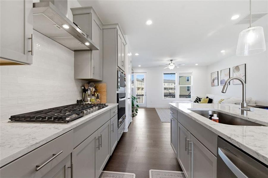 Furnished interior view inside a new home in , Duluth (Image 10).