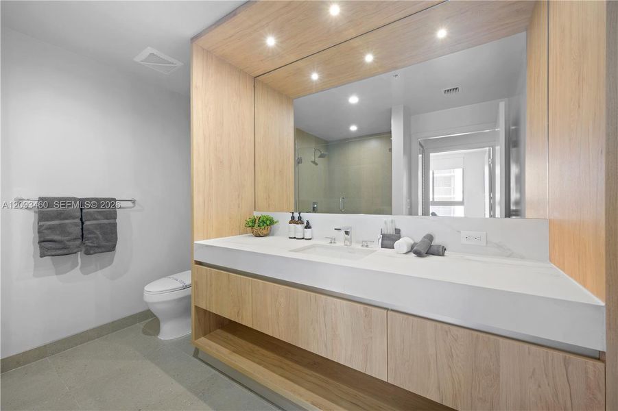 Furnished interior view inside a new home in , Miami (Image 8).