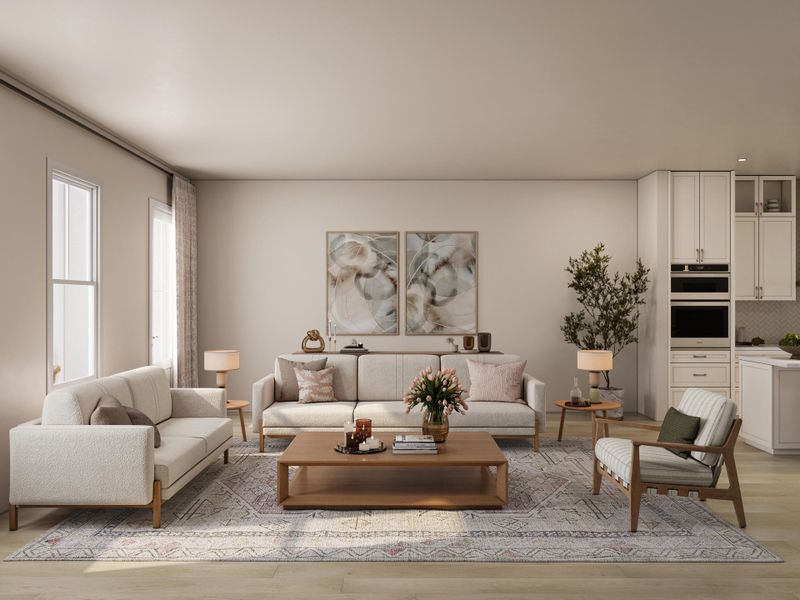 Furnished interior view inside a new home in , Charleston (Image 7).