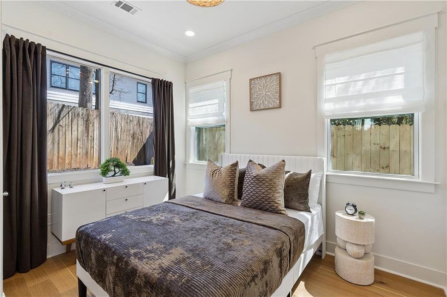 Furnished interior view inside a new home in , Atlanta (Image 8).