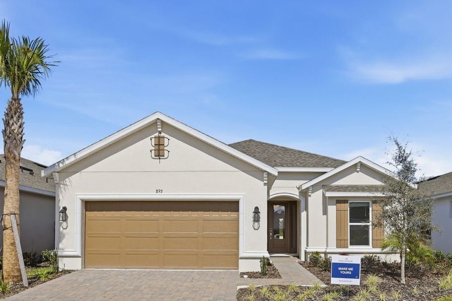 Representative exterior photo of a completed home built from the Lazio by Taylor Morrison in Westview Community Group Page, Kissimmee, FL (Image 21).