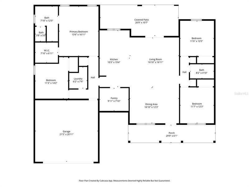 2D floor plan layout of this home in , Weeki Wachee, FL (Image 4).