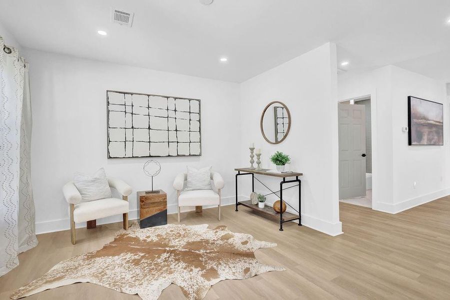 Furnished interior view inside a new home in , Decatur (Image 4).