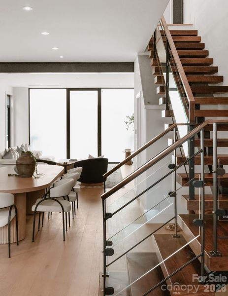 Furnished interior view inside a new home in , Charlotte (Image 17).