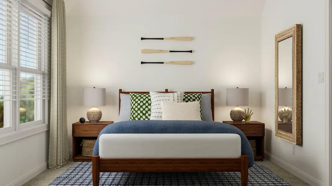 Furnished interior view inside a new home in Lively Ranch: Brookstone Collection, Georgetown (Image 4).