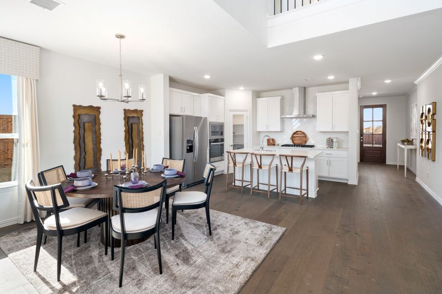 Representative furnished interior of a home built from the Salado by UnionMain Homes in Legacy Hills, Celina (Image 16).