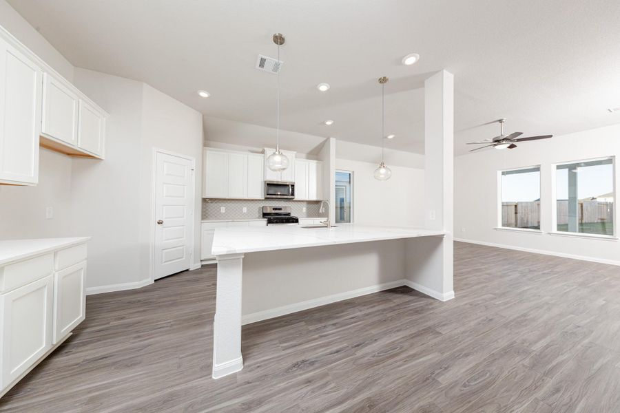Furnished interior view inside a new home in Bluestem, Brookshire (Image 5).