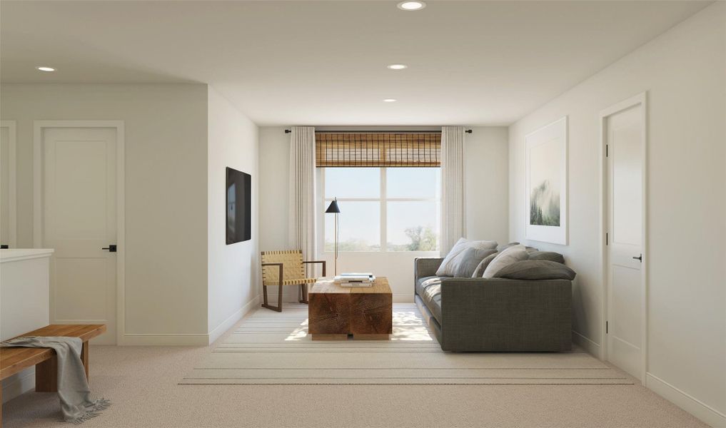 Flexible loft (*Artist rendering used for illustration purposes only.) Flexible loft (*Artist rendering used for illustration purposes only.)