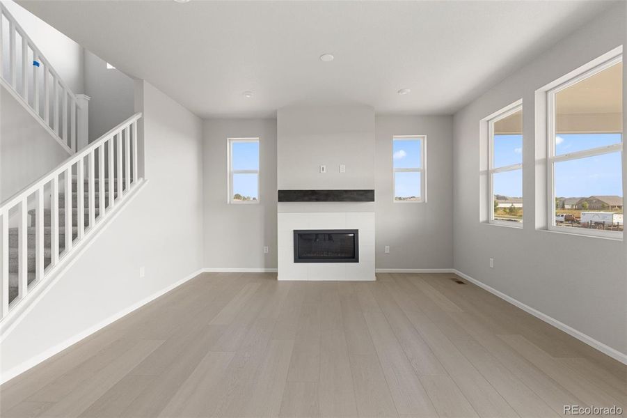 Spacious, unfurnished interior of a new home in The Legacy Collection at Talon Pointe, Thornton (Image 14).