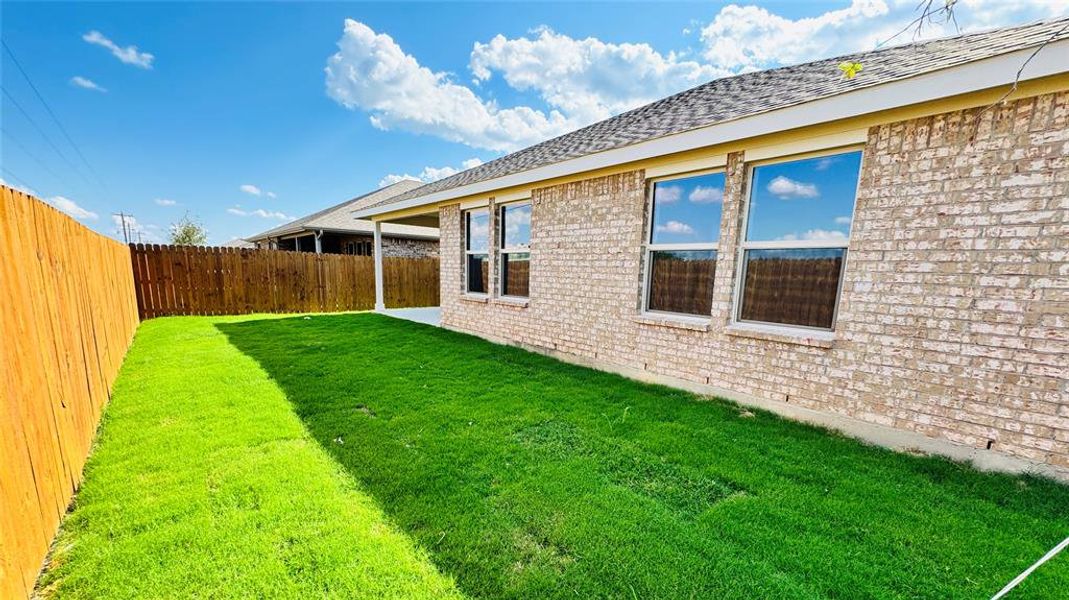 Exterior details and patio area of a home in Meadowbrook Estates, Cleburne (Image 2). Exterior details and patio area of a home in Meadowbrook Estates, Cleburne (Image 2).