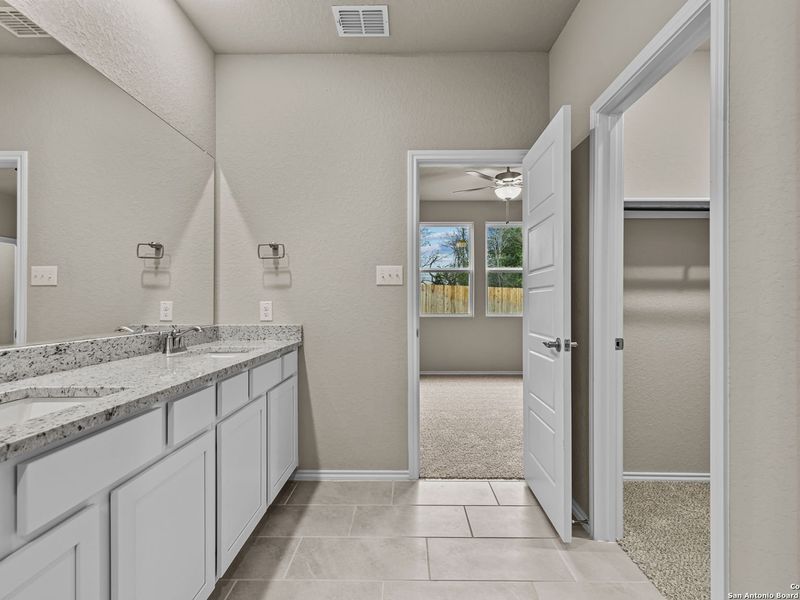 Furnished interior view inside a new home in Royal Crest, San Antonio (Image 12).