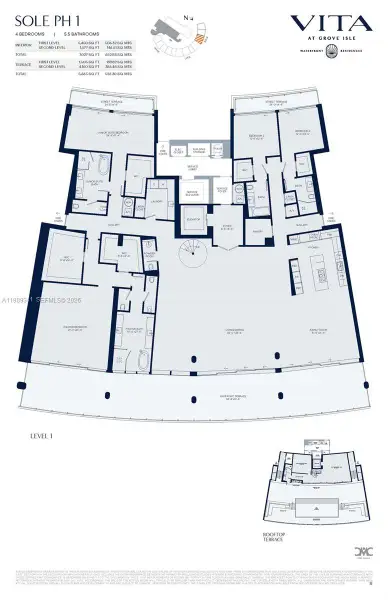 2D floor plan layout of this home in , Miami, FL (Image 6).