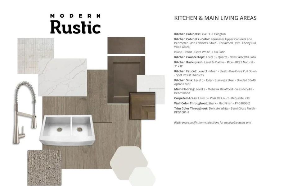 El Dorado B selection sheet