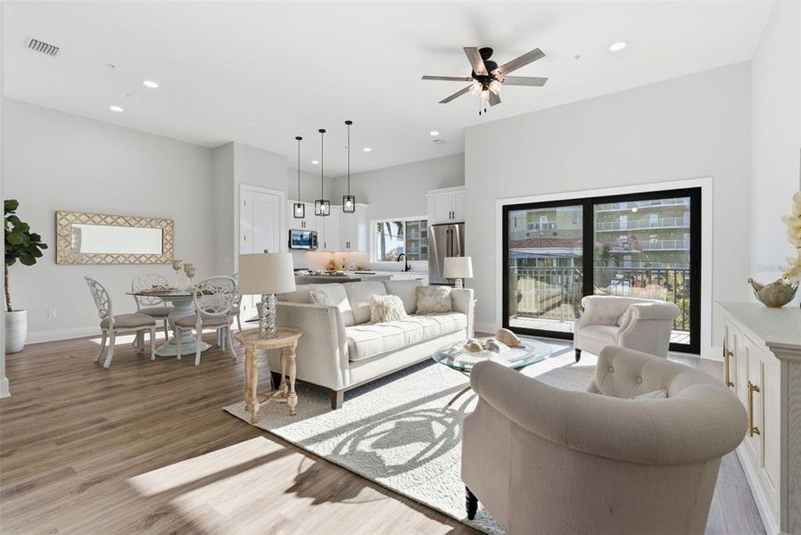 Furnished interior view inside a new home in , Treasure Island (Image 14). Furnished interior view inside a new home in , Treasure Island (Image 14).