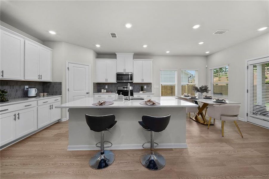 Furnished interior view inside a new home in , Canton (Image 6).