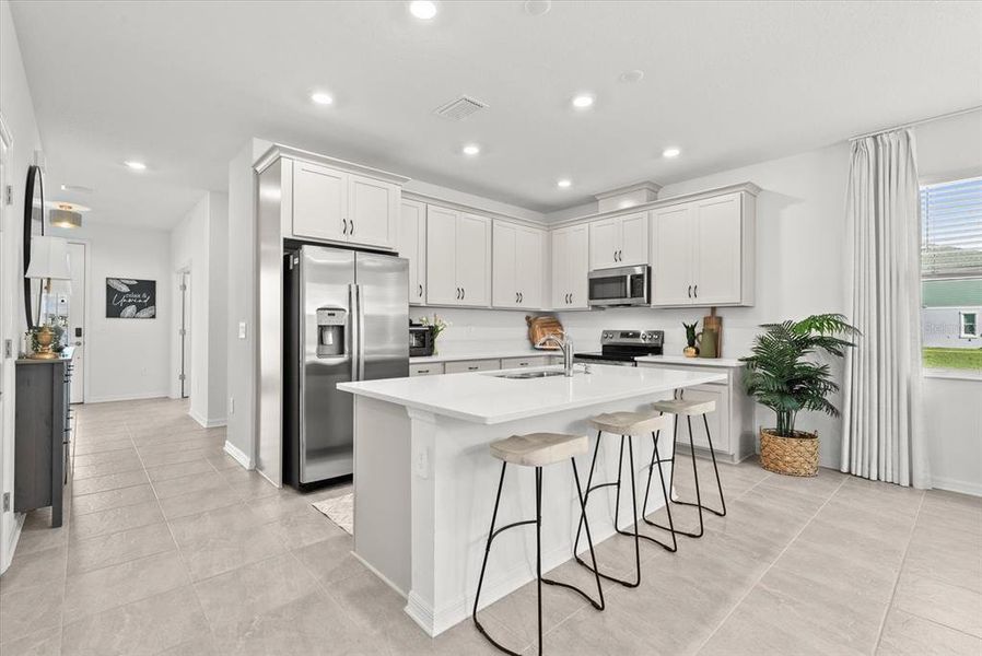 Furnished interior view inside a new home in , Sarasota (Image 8).