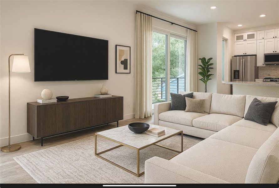 Furnished interior view inside a new home in , Orlando (Image 5).