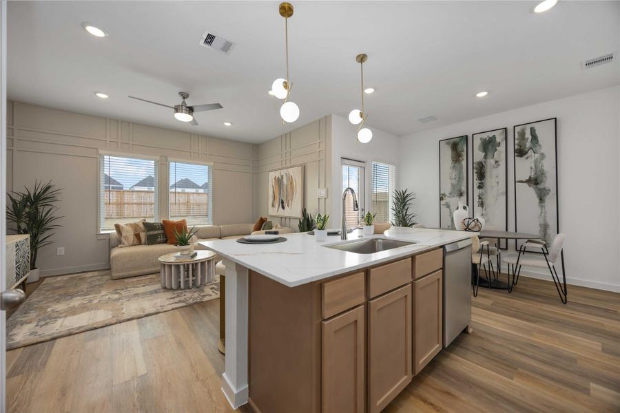Furnished interior view inside a new home in Pinehaven, Houston (Image 15).