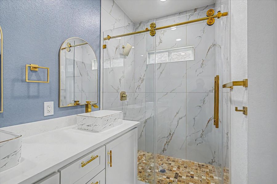 Bathroom in hallway Bathroom in hallway