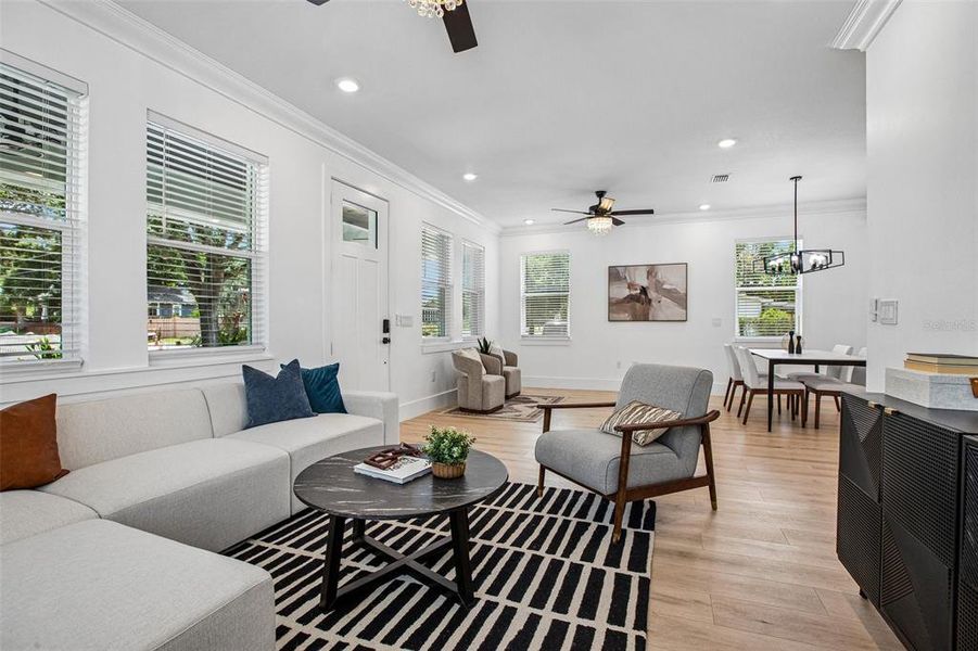 Furnished interior view inside a new home in , Tampa (Image 9).