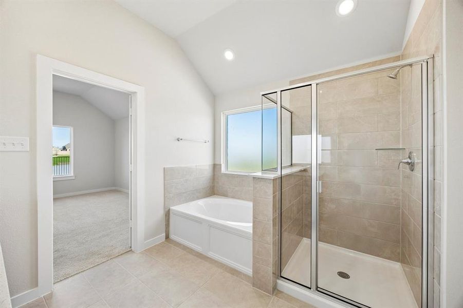 Furnished interior view inside a new home in Mercer Meadows, Royse City (Image 10).