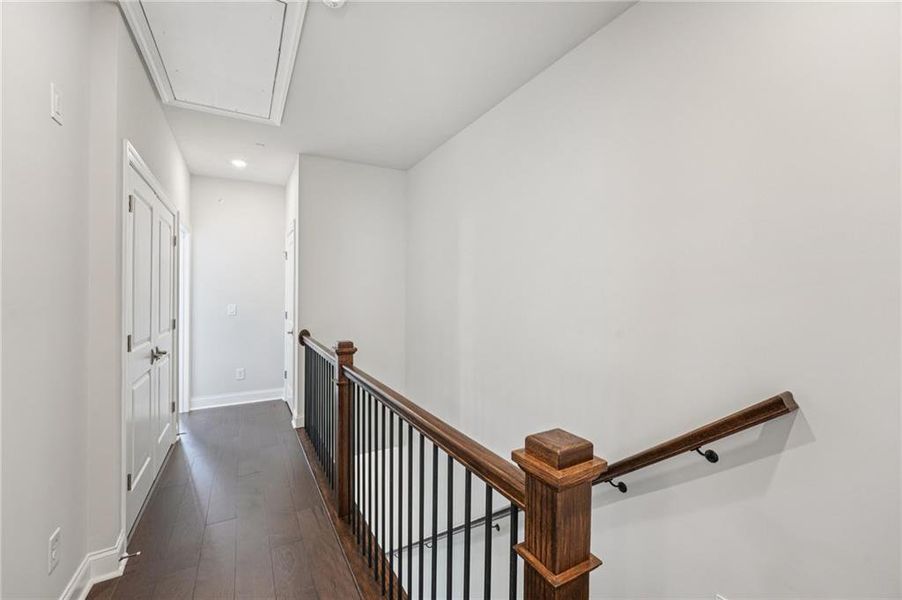 Spacious, unfurnished interior of a new home in Towns on Thompson, Alpharetta (Image 56).