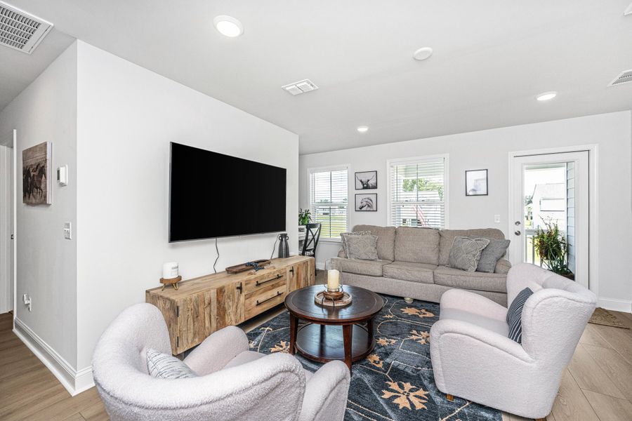 Furnished interior view inside a new home in Sea Island Preserve, Johns Island (Image 16).