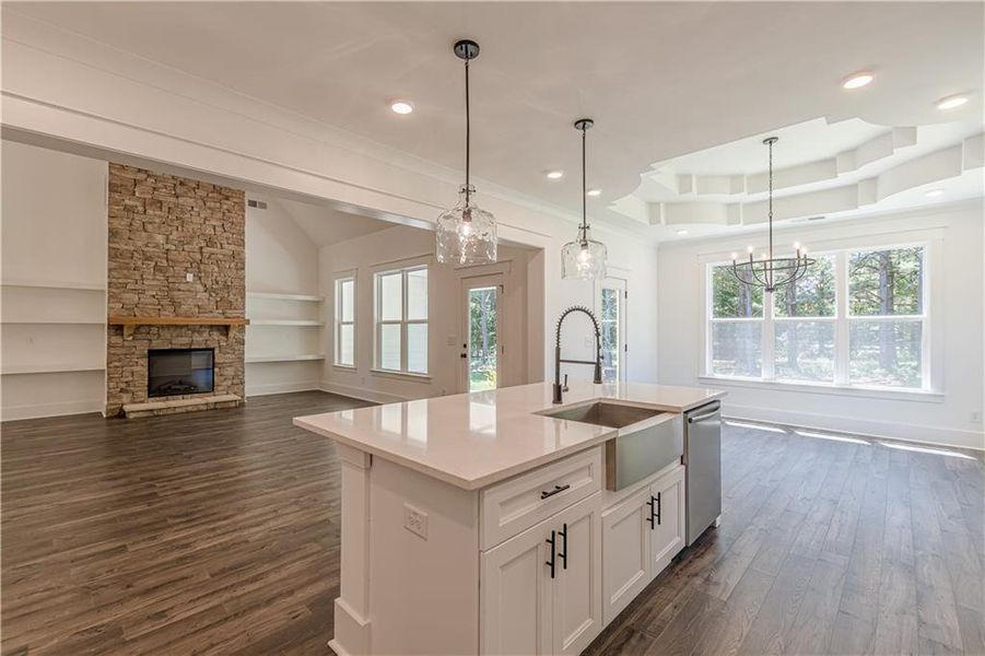Furnished interior view inside a new home in , McDonough (Image 7).
