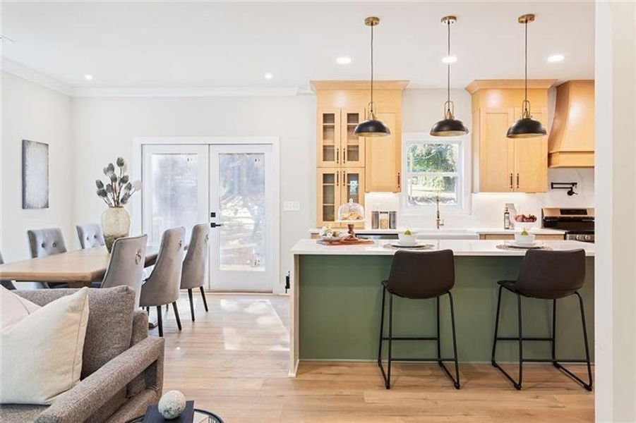 Furnished interior view inside a new home in , Decatur (Image 31).