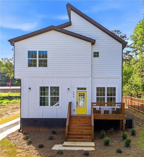 Exterior details and patio area of a home in , Atlanta (Image 25).