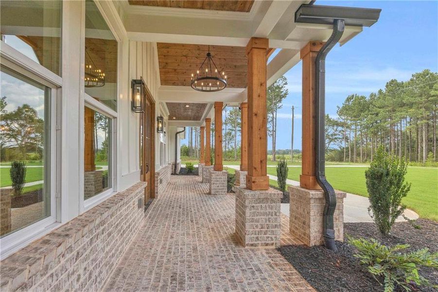 Exterior details and patio area of a home in , Monroe (Image 3).