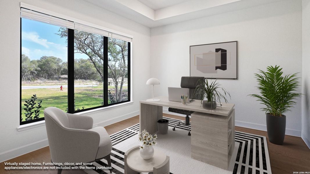 Furnished interior view inside a new home in Thornebrook, Bulverde (Image 12).