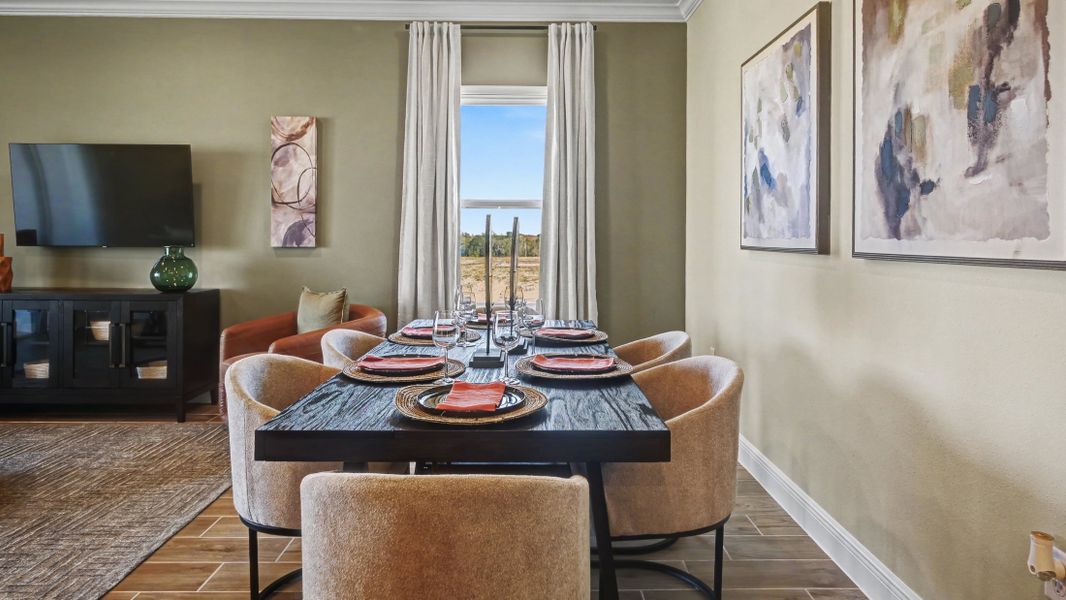 Representative furnished interior of a home built from the Sheffield by Maronda Homes in Crosswinds, Haines City (Image 17). Representative furnished interior of a home built from the Sheffield by Maronda Homes in Crosswinds, Haines City (Image 17).