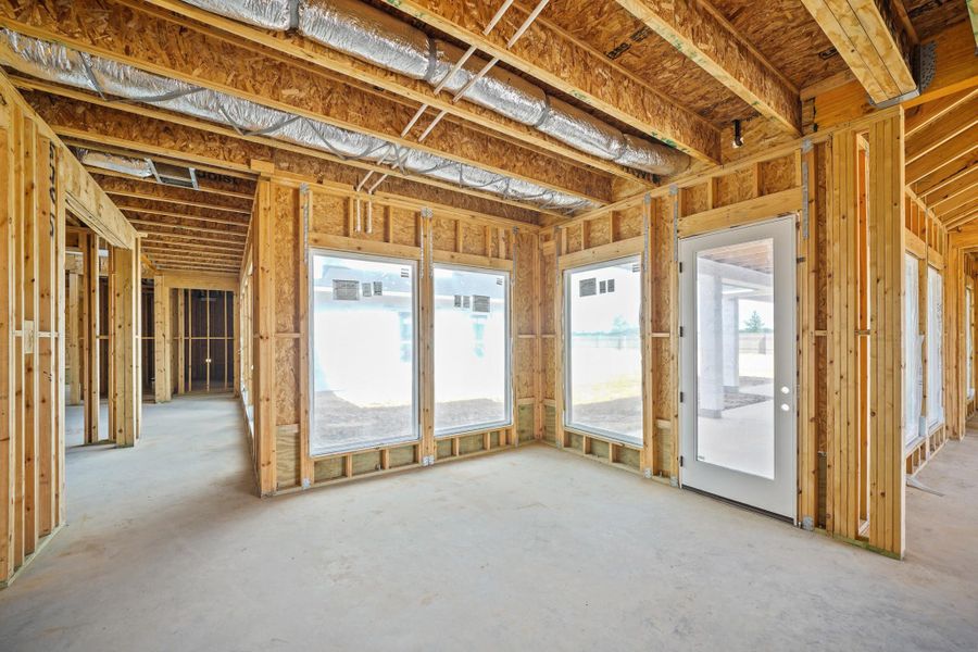 Spacious, unfurnished interior of a new home in Bridgeland, Cypress (Image 25).