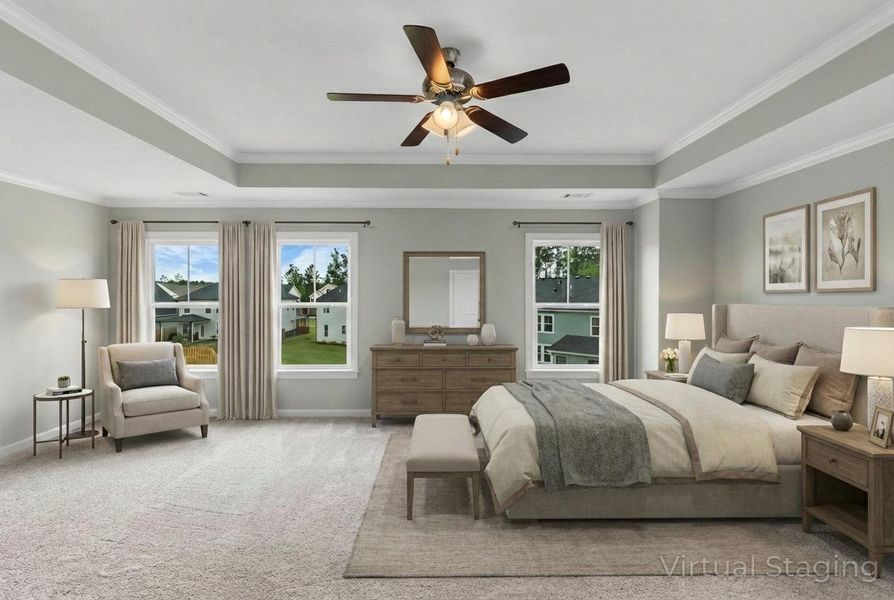 Furnished interior view inside a new home in Tillery Park, Grovetown (Image 30). Furnished interior view inside a new home in Tillery Park, Grovetown (Image 30).