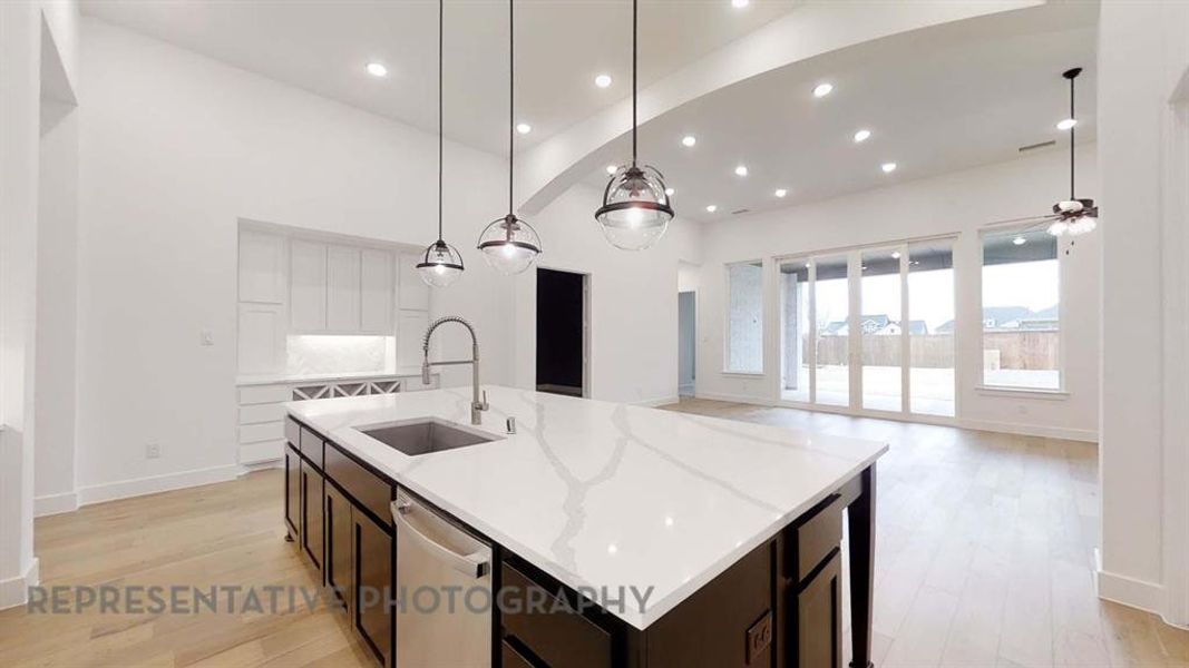 Furnished interior view inside a new home in Saddle Star Estates, Rockwall (Image 8).