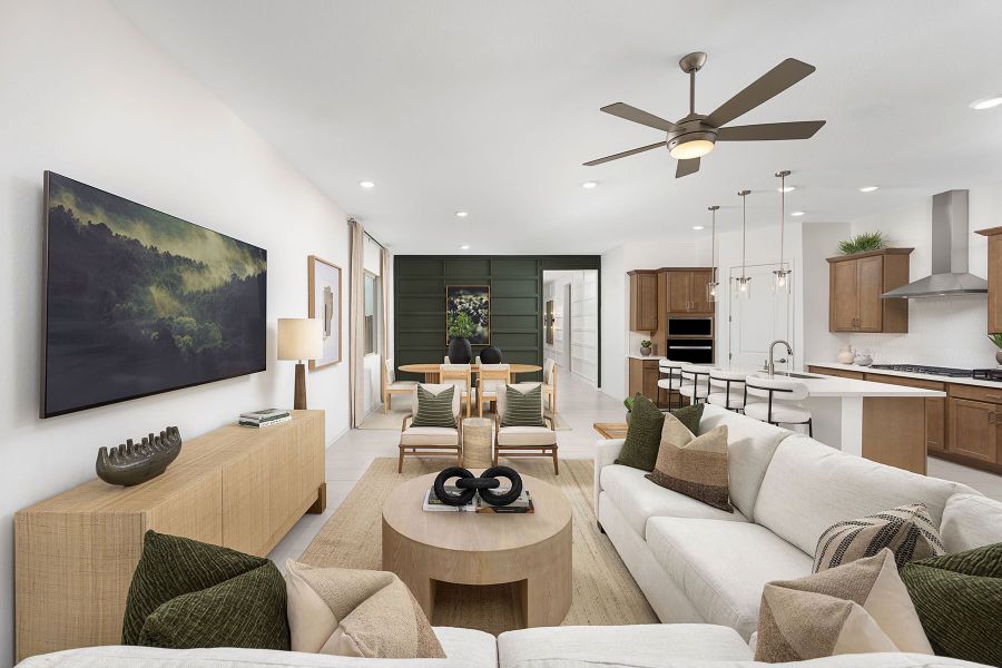 Representative furnished interior of a home built from the Ginger by Mattamy Homes in Soleo, San Tan Valley (Image 11).