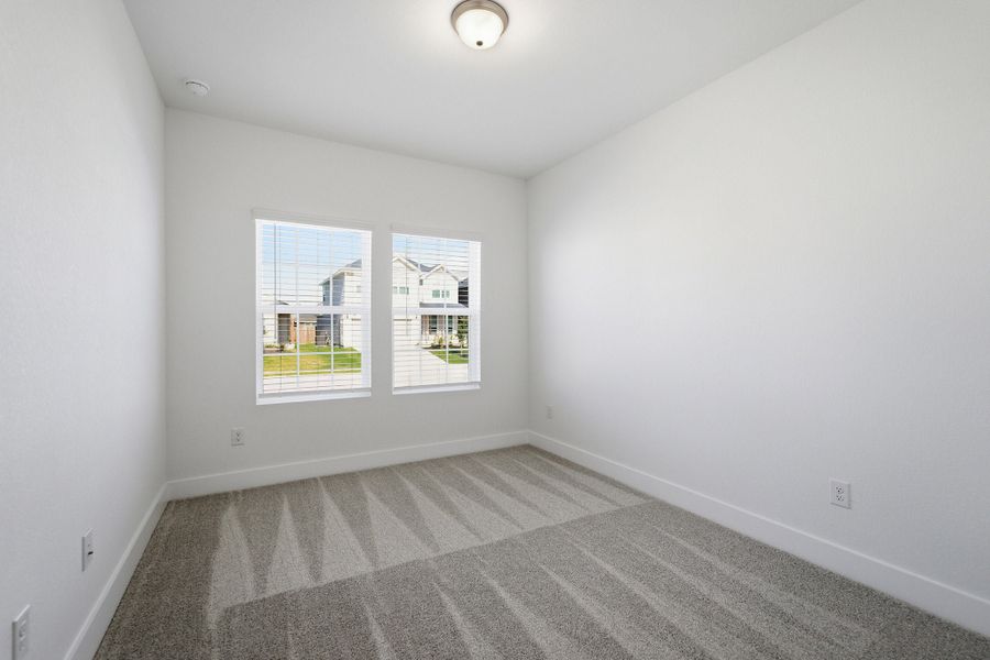 Spacious, unfurnished interior of a new home in Sunfield, Buda (Image 23). Spacious, unfurnished interior of a new home in Sunfield, Buda (Image 23).