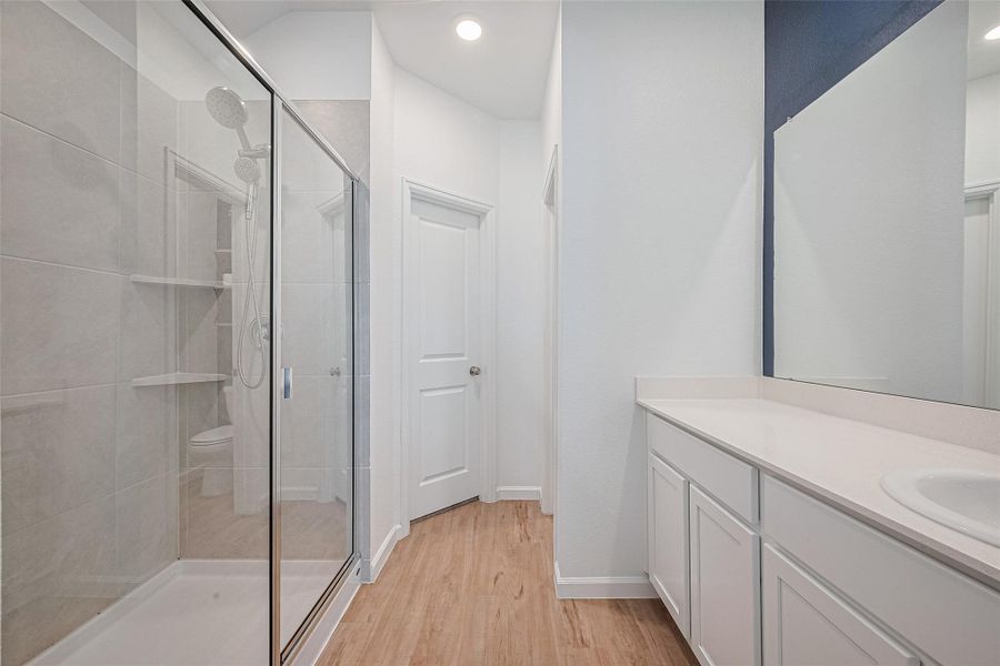 Furnished interior view inside a new home in Tavola: Gulf Coast Collection, New Caney (Image 8). Furnished interior view inside a new home in Tavola: Gulf Coast Collection, New Caney (Image 8).