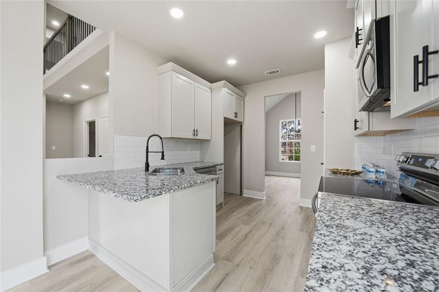 Furnished interior view inside a new home in , Conyers (Image 8).